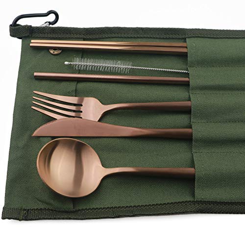 Portable 6 Pieces Flatware Set