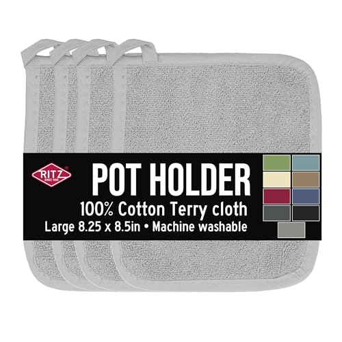 Terry Potholder & Hot Pad (4 Count)