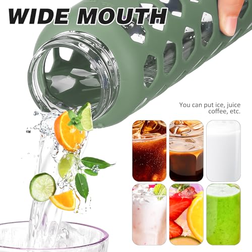 Glass Water Bottle