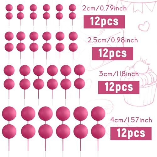 48 Pcs Cake Topper Decorations (48 Count)