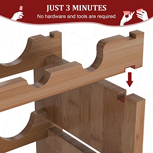 Wine Rack Freestanding Floor