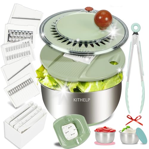 Stainless Steel Salad Spinner Large