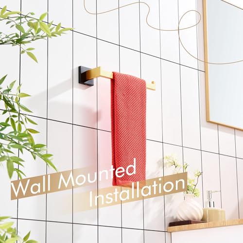 Towel Bar for Bathroom Wall Mount 9'' Hand Towel Holder T