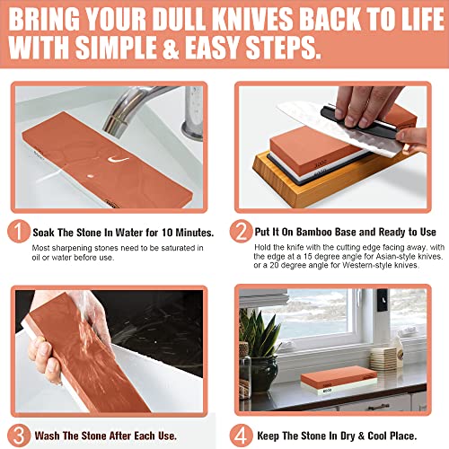 Knife Sharpening Stone Set (9 Count)