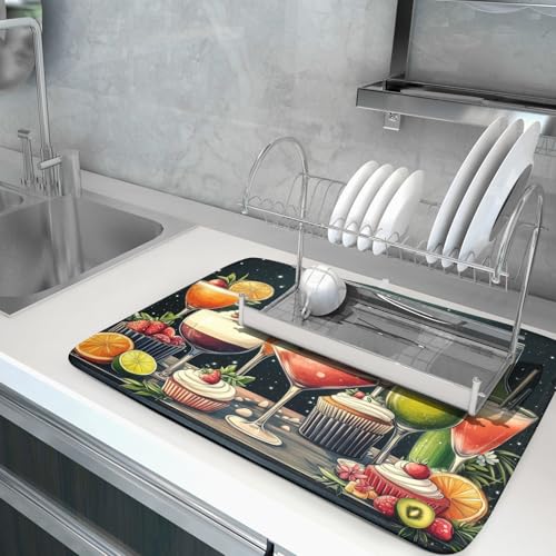 Dish Drying Mat for Kitchen Counter