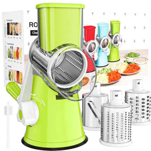 Rotary Cheese Grater Hand Crank Cheese Shredder for Fresh Cheese