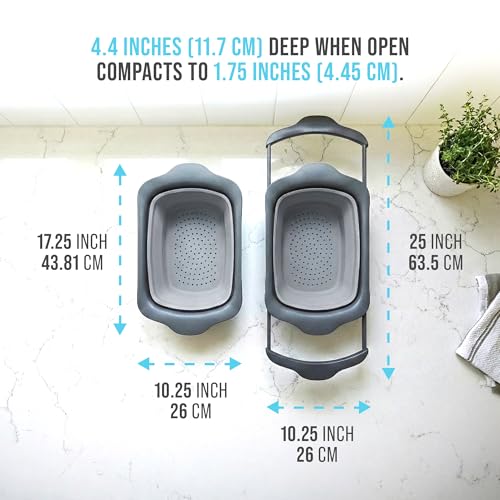 Gray Collapsible Silicone Over