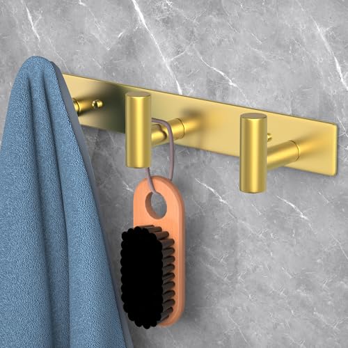 Gold Wall Mount Coat Rack