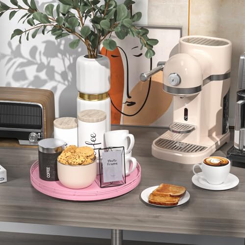 13" Oak Wood Lazy Susan Organizer