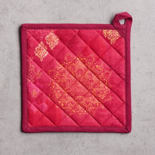 100% Cotton Oven Mitt & Pot Holder Set (2 Count)