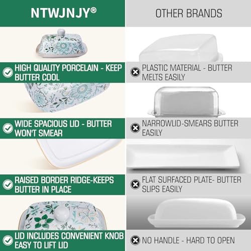 Butter Dish With Lid For Countertop