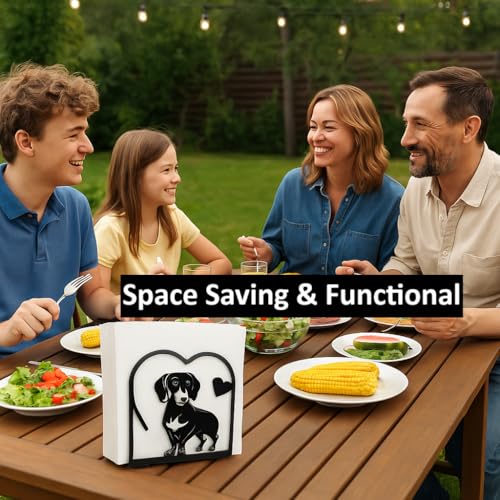 Wiener Dog Napkin Holder for Table (2 Count)