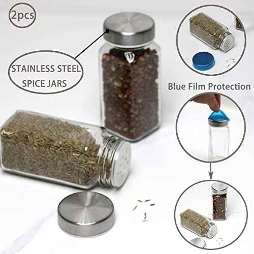2pcs Spice Jars