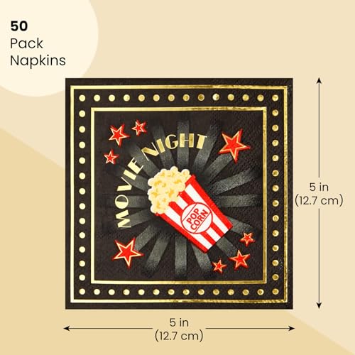 Movie Night Napkins (50 Count)
