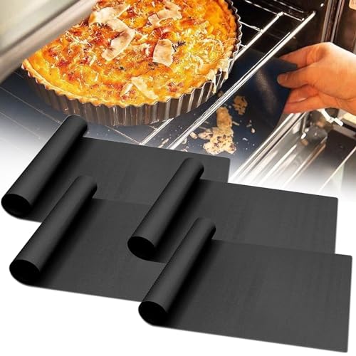 4 Pack XL Thickened Oven Liners for Bottom of Oven (4 Count)