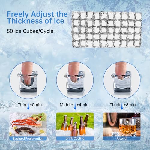150LBS Undercounter Commercial Ice Maker
