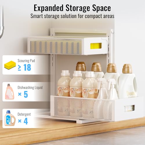 Full Metal Under Sink Organizer (2 Count)