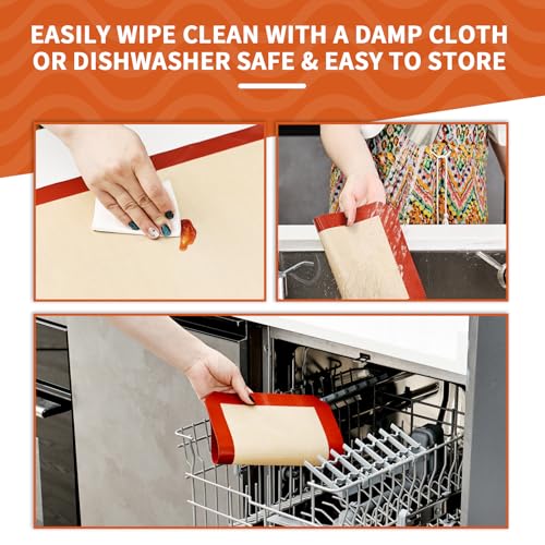 3 Pack Silicone Baking Mat