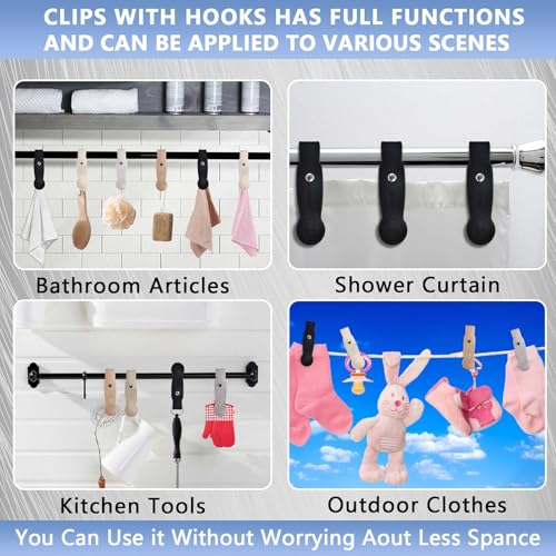 2 Pcs Strong Magnetic Towel Clips for Kitchen