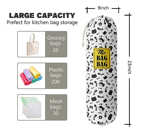 Grocery Bags Holder Organizer For Shopping Bags