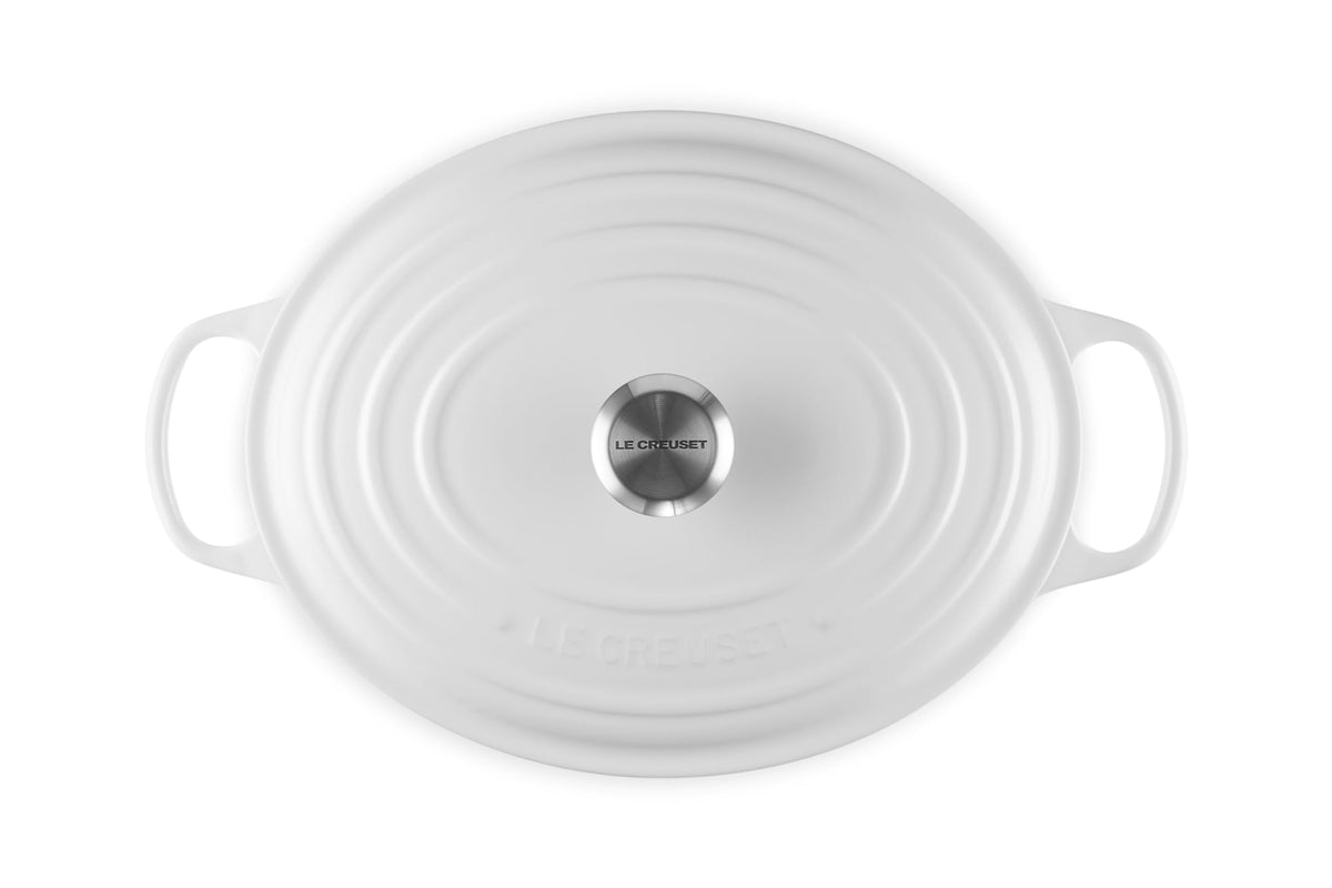 Enameled Cast Iron Oval Dutch Oven