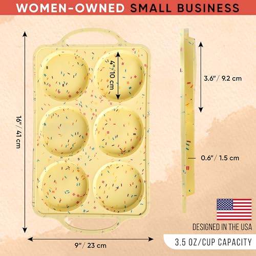 Jumbo Top Silicone Muffin Pans for Baking