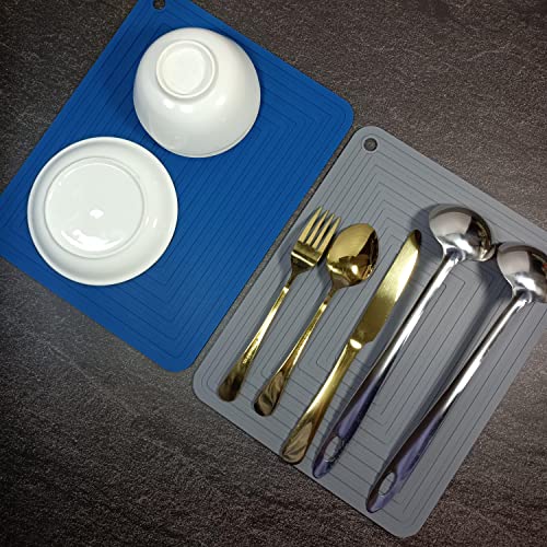 Silicone Trivets Mats Set for Dishes (2 Count)
