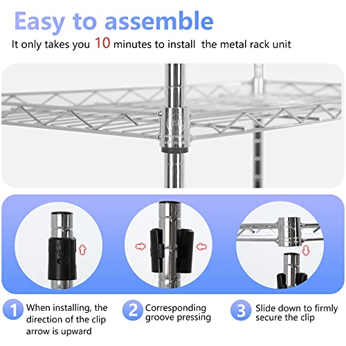 3 Tier Wire Shelf