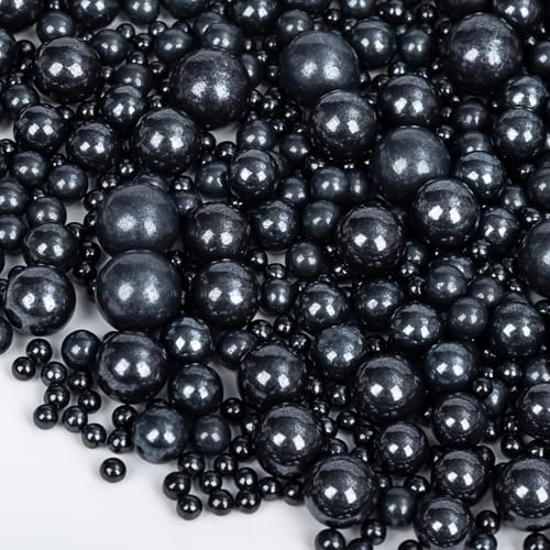 Edible Black Pearl Sprinkles (4.5 Ounce)