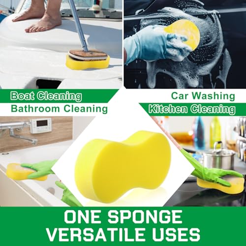 24 Pack Large Sponges Bulk Vacuum Compressed Packing (24 Count)