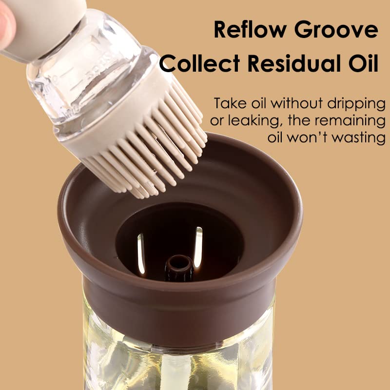 Oil Dispenser with Brush (2 Count)