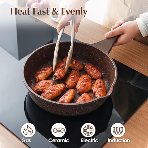Nonstick Deep Frying Pan Skillet