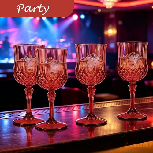 12Pack Plastic Wine Glasses (12 Count)