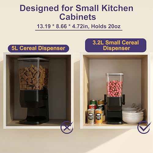 Cereal Dispenser Countertop 1 Pack