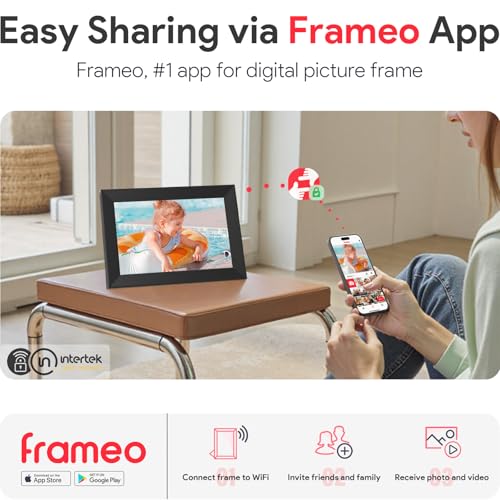 10.1 Inch Digital Picture Frame with 32GB Storage
