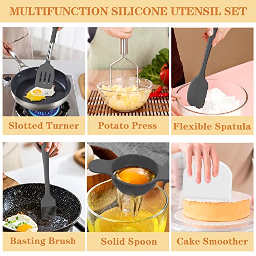 Silicone Cooking Utensil Set (43 Count)