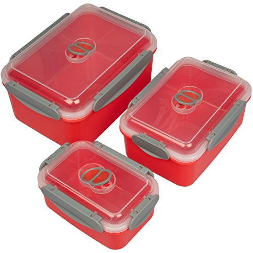 Microwave Storage Container w (3 Count)