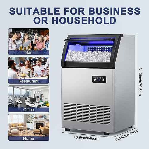 Commercial Ice Maker Machine 200Lbs