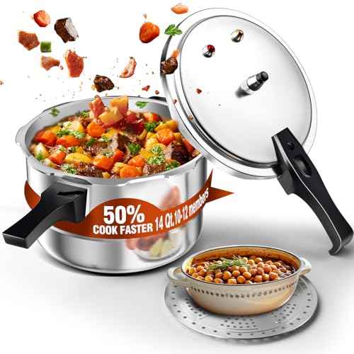 14Qt Aluminum Pressure Cooker w