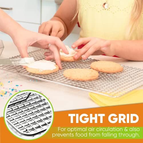 10" x 15" Stainless Steel Cooling Rack for Cooking & Baking