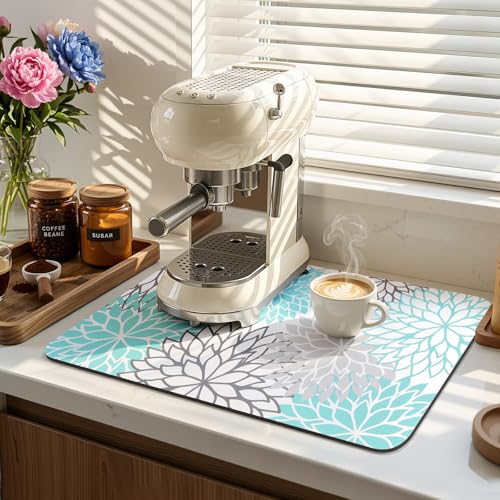 2PCS 16" x 24" Dish Drying Mat & 24" x 5.5" Sink Splash Guard