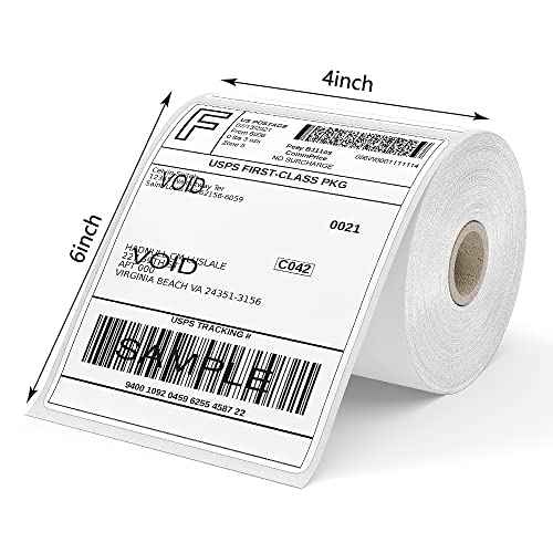 4x6 Direct Thermal Blank Shipping Labels Address Labels for Zebra 2844 Zp