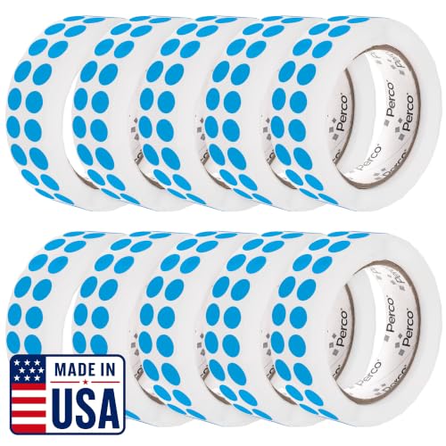 Light Blue Perforated Round Circle Dot Sticker 1 (80 Count)