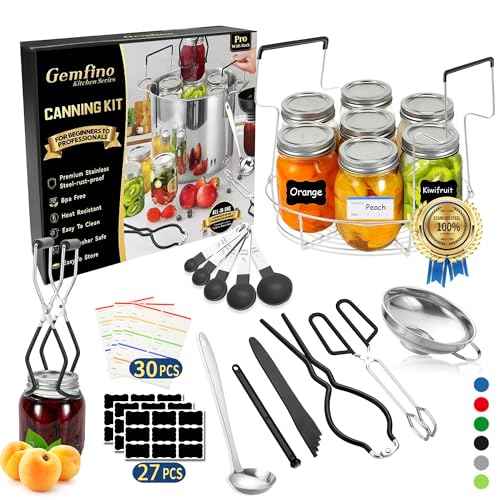 Canning Supplies Starter Kit with Canning Rack