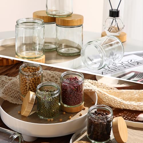24 Pcs Glass Cosmetic Jars Empty