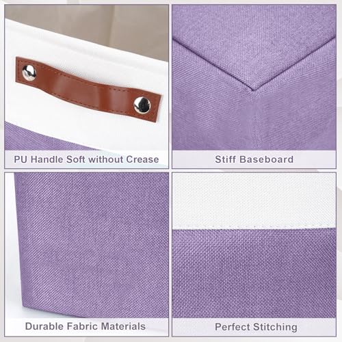 Large Fabric Storage Baskets (3 Count)