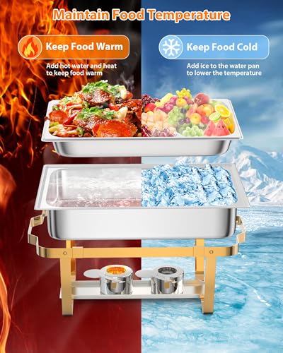 Chafing Dish for Buffet Set (4 Count)