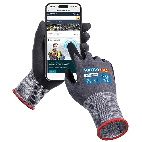 Work Gloves MicroFoam Nitrile Coated (12 Count)
