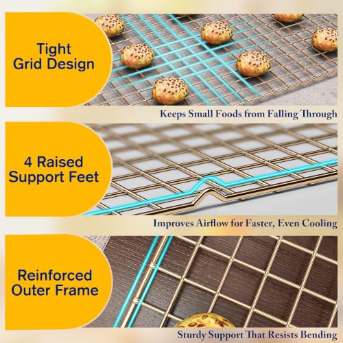 2 PCS Cooling Racks for Cooking and Baking