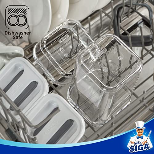 4 Pack Airtight Food Storage Container Set (4 Count)